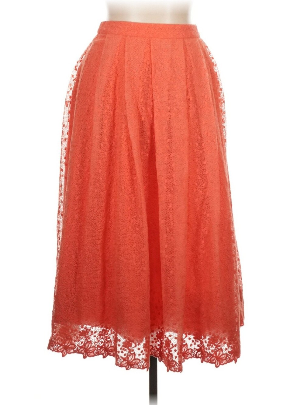 Chelsea & Violet Coral Lace Midi Skirt | Size Large - NWT